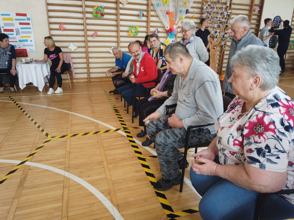 Spotkanie z Wiosennych Rozgrywek Turniejowych  w Dziennym Domu Senior+  w Elblągu.